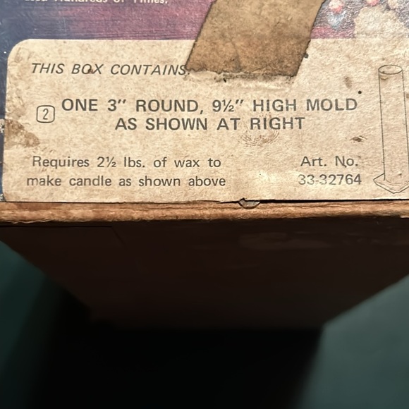 Vintage Dexter Candle Making Round Metal Mold by LeeWards. - Picture 3 of 13